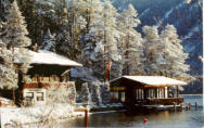 Der Ronacherfels im Winter um 1980